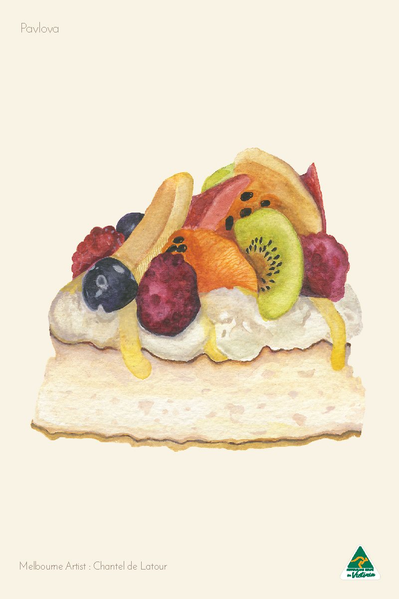 Tea Towel - Pavlova Cream