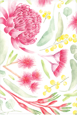 Tea Towel - Australian Flora 1