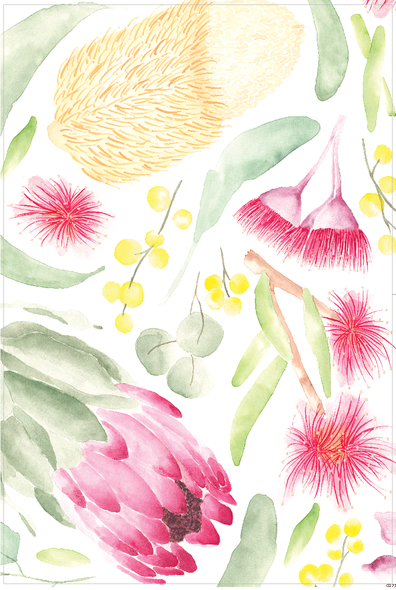TEA TOWEL - AUSTRALIAN FLORA 2