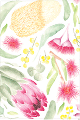 Tea Towel - Australian Flora 2