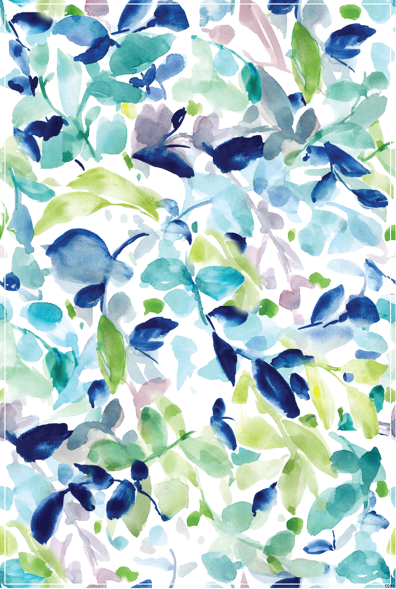 TEA TOWEL - ANGI BLUE