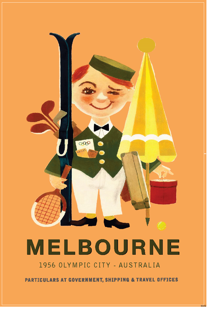 TEA TOWEL - MELBOURNE MAN