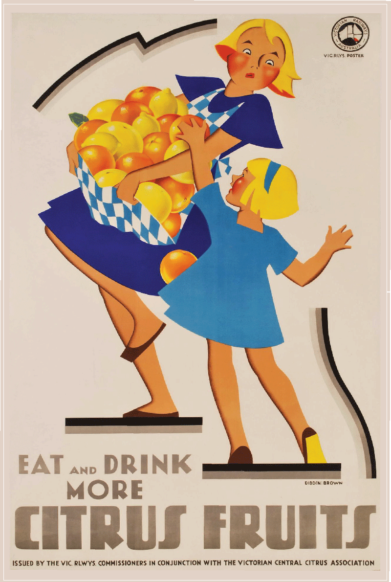 TEA TOWEL - CITRUS FRUITS