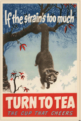 Tea Towel - If the Strains Too Much