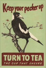 Tea Towel - Keep Your Pecker Up