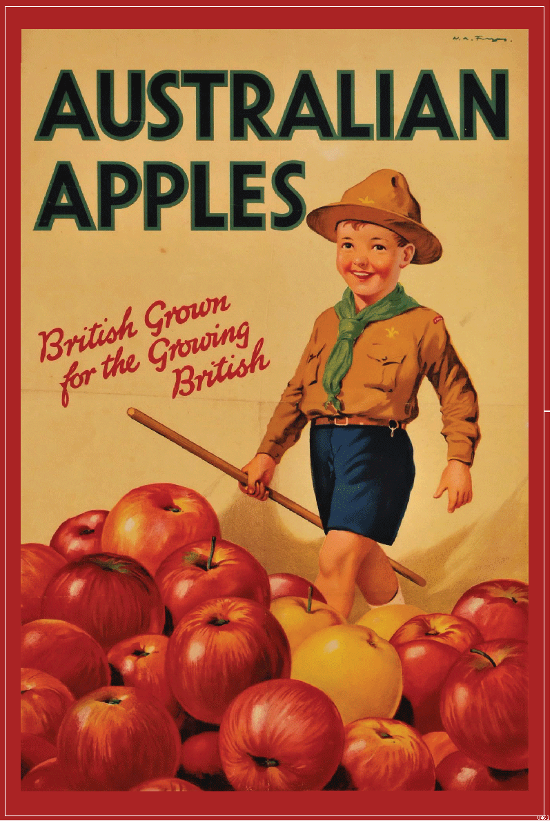 TEA TOWEL - AUSTRALIAN APPLE BOY