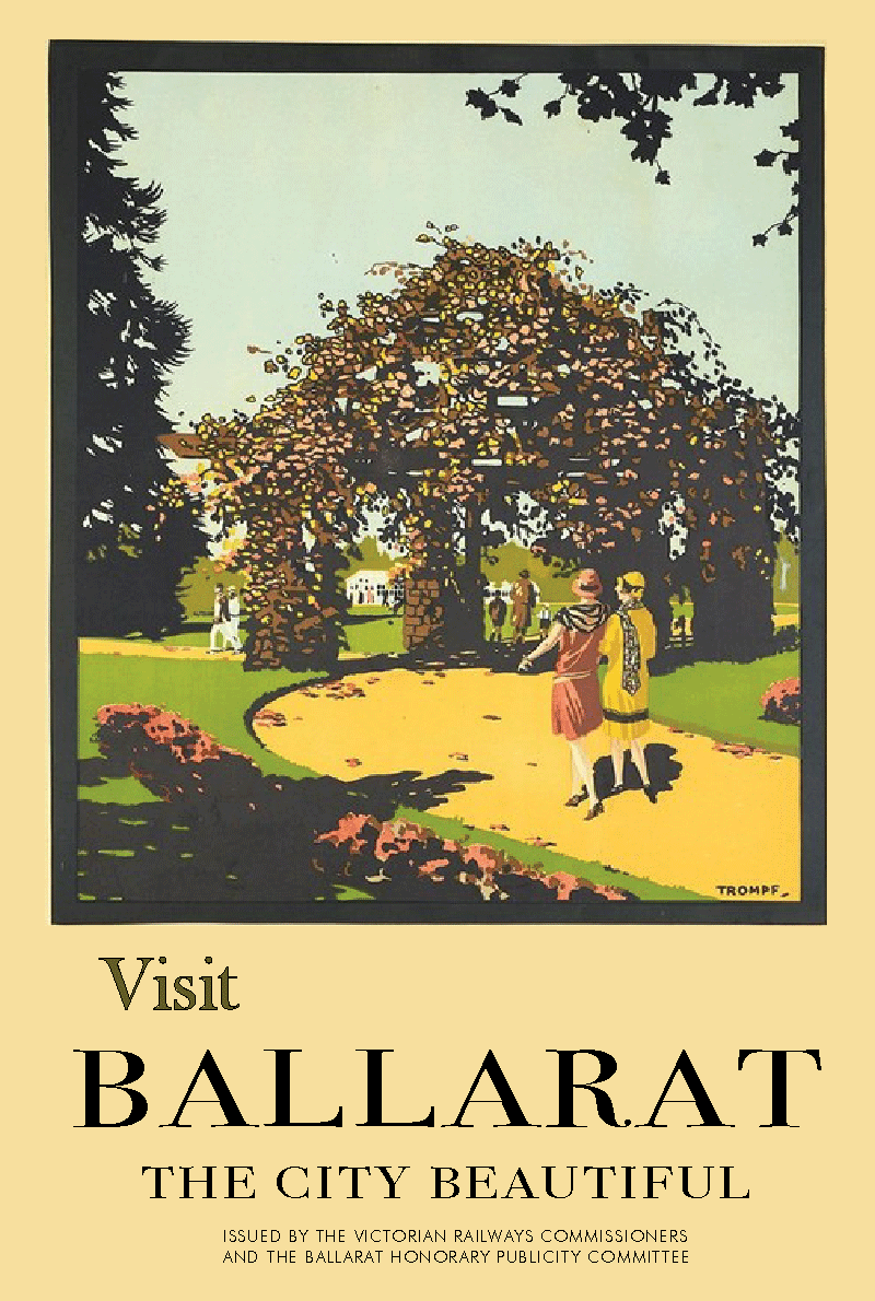 TEA TOWEL - VISIT BALLARAT