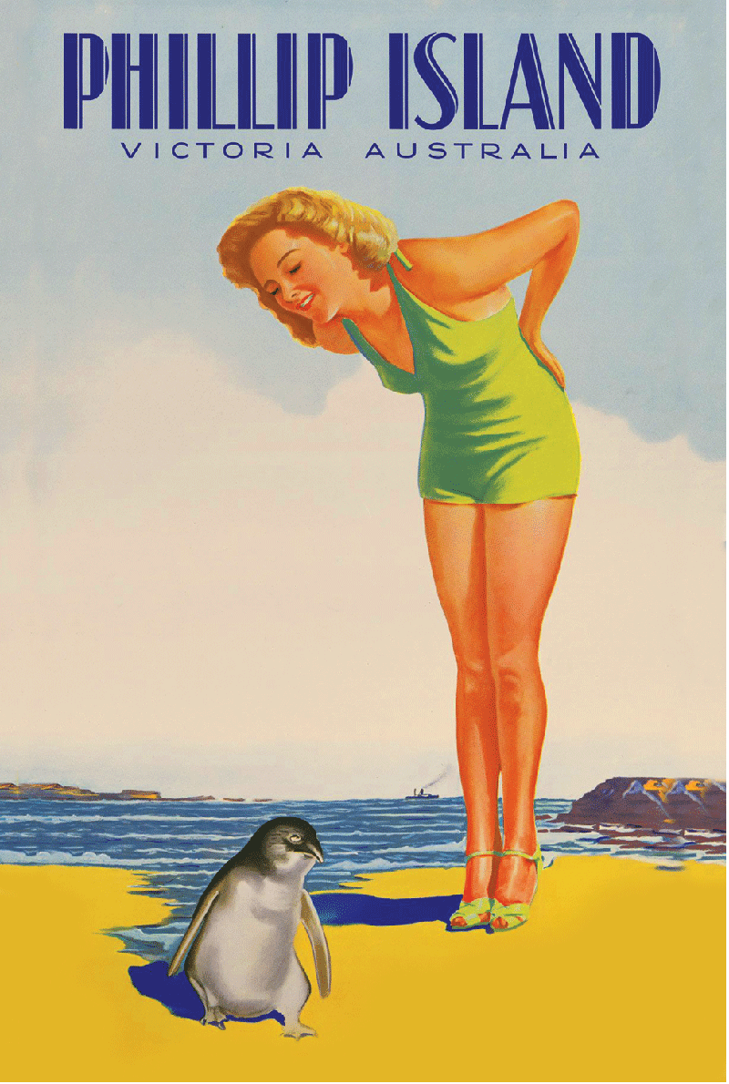 TEA TOWEL - PHILLIP ISLAND