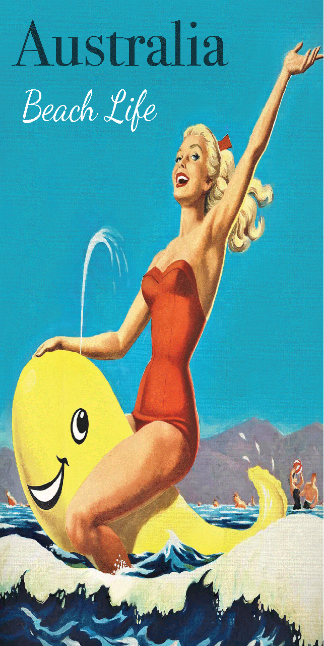 Australia Beach Towel
