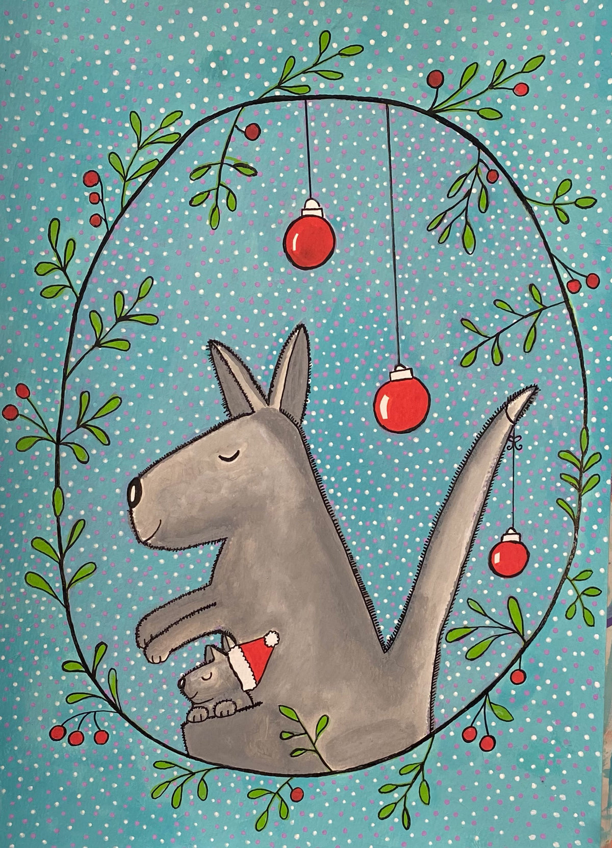TEA TOWEL - AUSTRALIAN CHRISTMAS