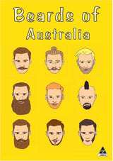 Tea Towel - Beards of Australia Yellow