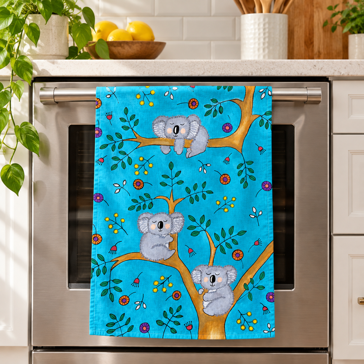 Tea Towel - Koala Capers