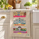 Tea Towel - Markets Tan