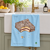 Tea Towel - Lamington Light Blue