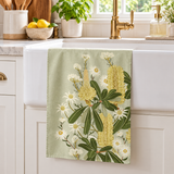 Tea Towel - Lemon Banksia Light