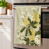Tea Towel - Lemon Banksia Light