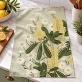 Tea Towel - Lemon Banksia Light