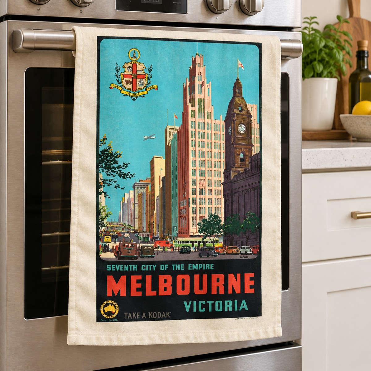 Tea Towel - Melbourne