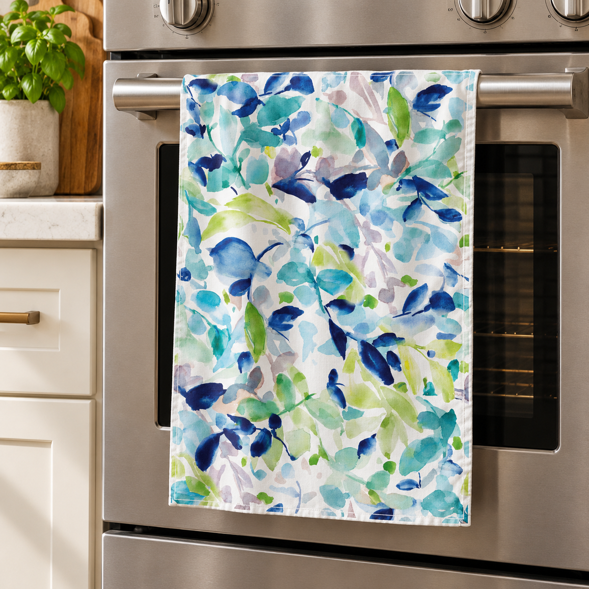 Tea Towel - Angi Blue