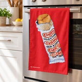 Tea Towel - Chiko Roll Red