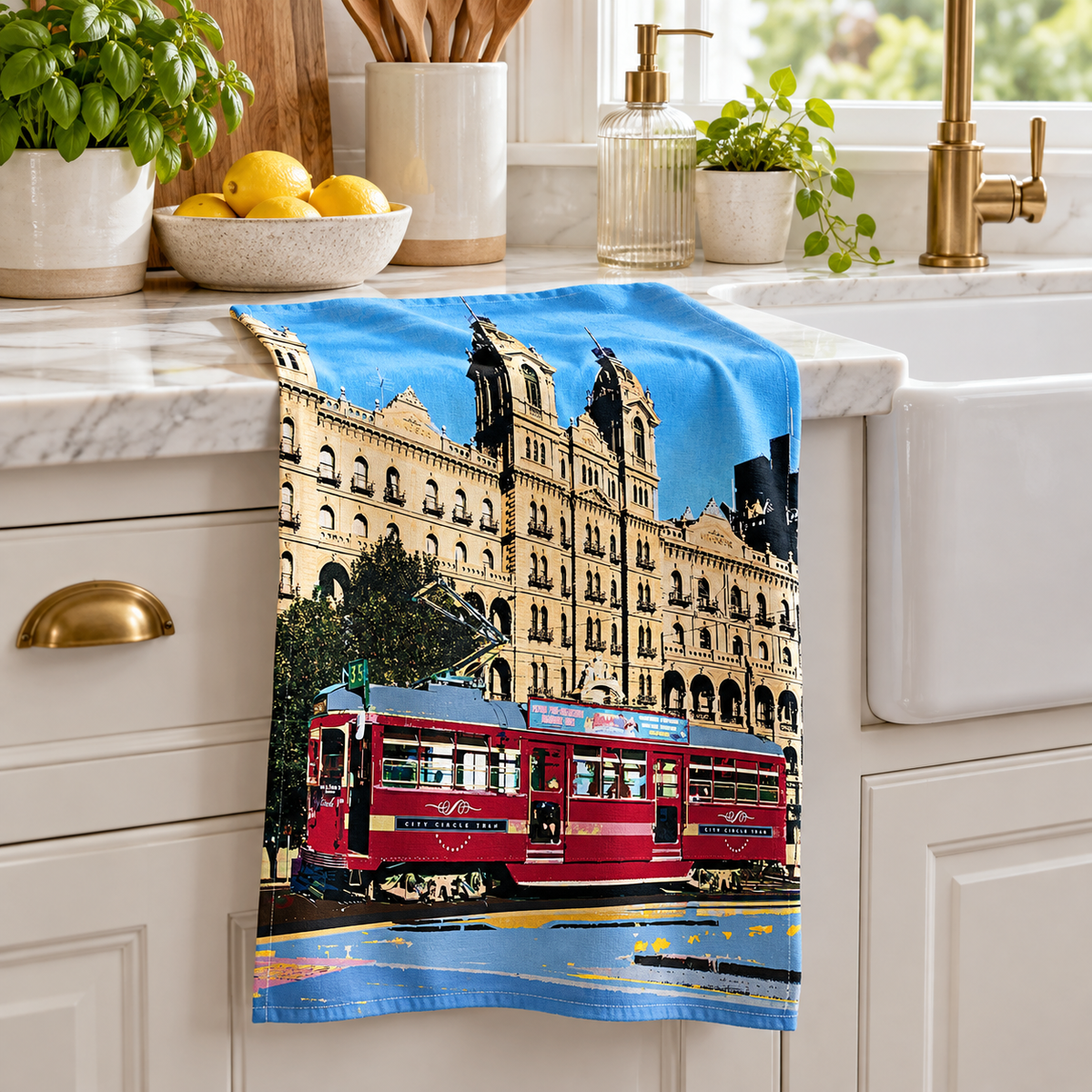 Tea Towel - City Circle Tram