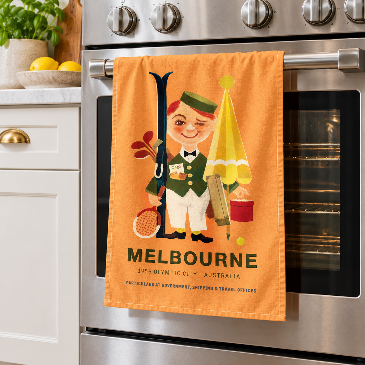 Tea Towel - Melbourne Man