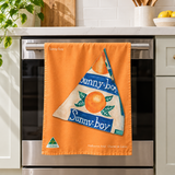 Tea Towel - Sunnyboy Orange