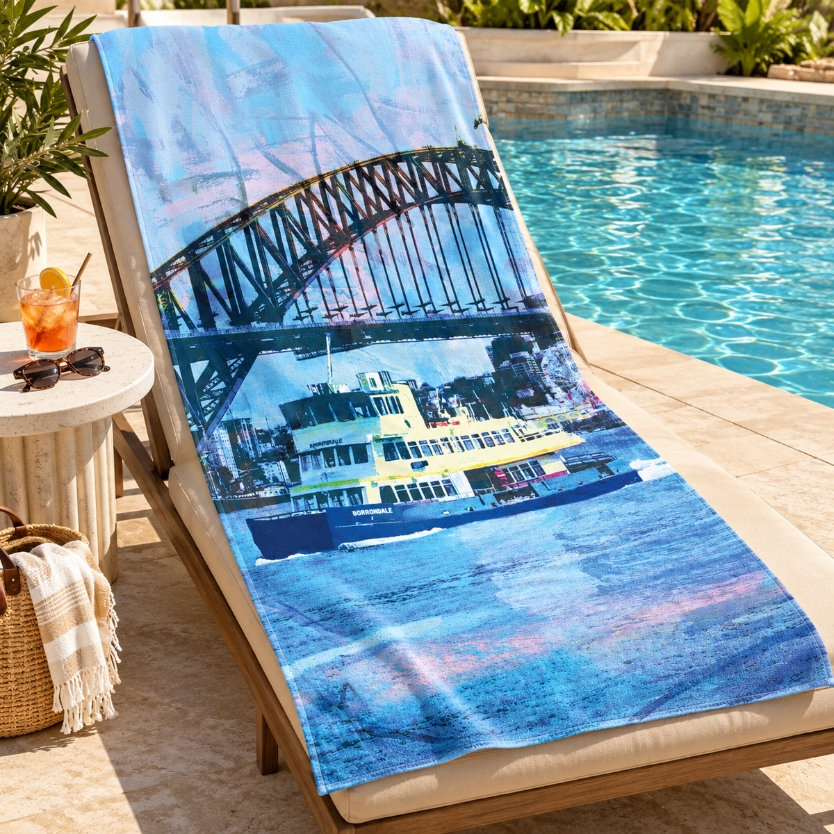 Beach Towel - Sydney Harbour