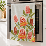 Tea Towel - Firewood Banksia Light