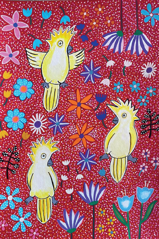 TEA TOWEL - COCKATOOS