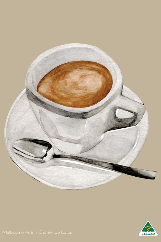 TEA TOWEL CAPPUCCINO FAWN