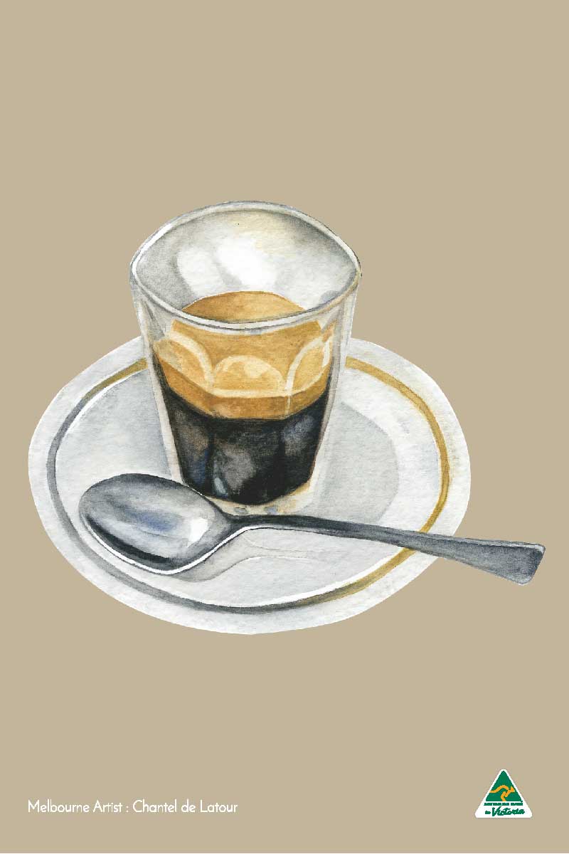 TEA TOWEL ESPRESSO FAWN