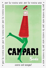 Tea Towel - Campari Green