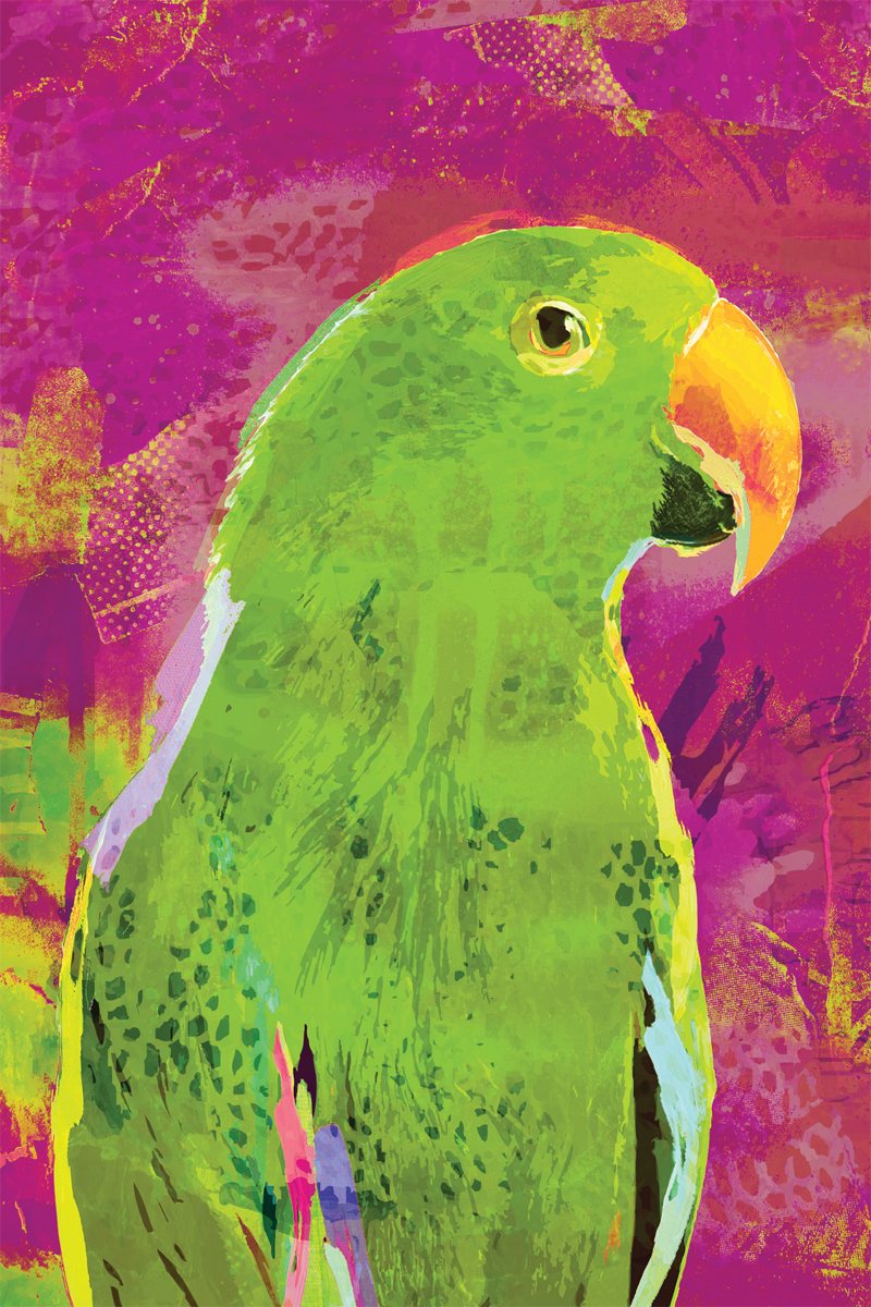 TEA TOWEL - ECLECTUS PURPLE