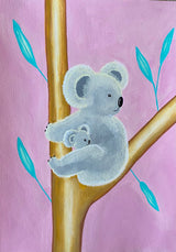 Tea Towel - Koala Baby with Mum