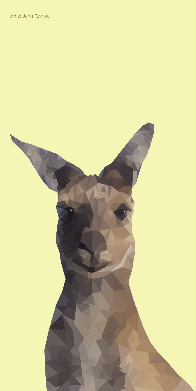 Kangaroo Beach Towel