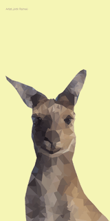 Beach Towel - Kangaroo