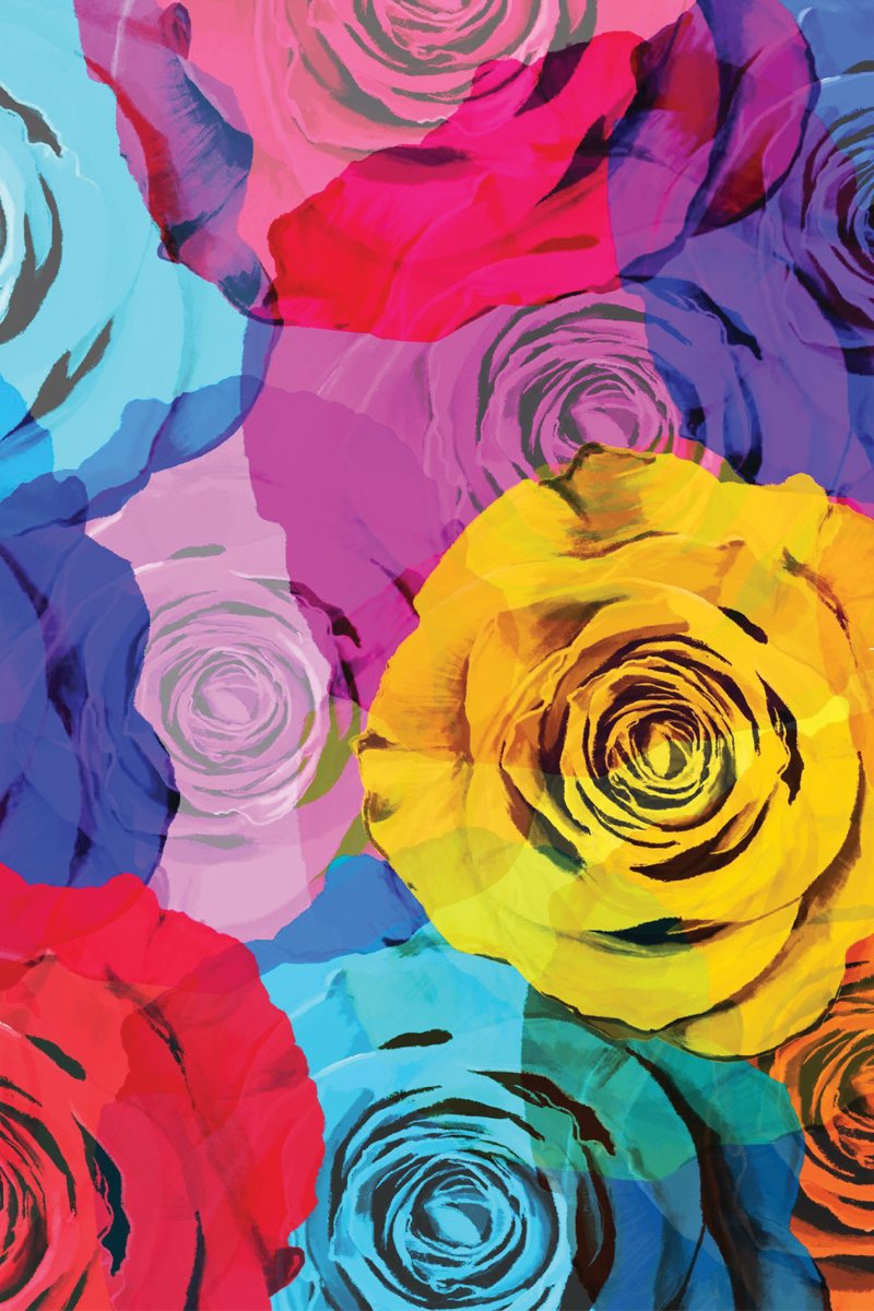 TEA TOWEL FLOWERS