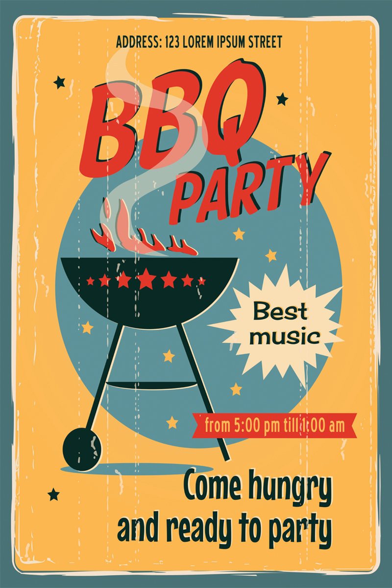 Tea Towel - BBQ Party