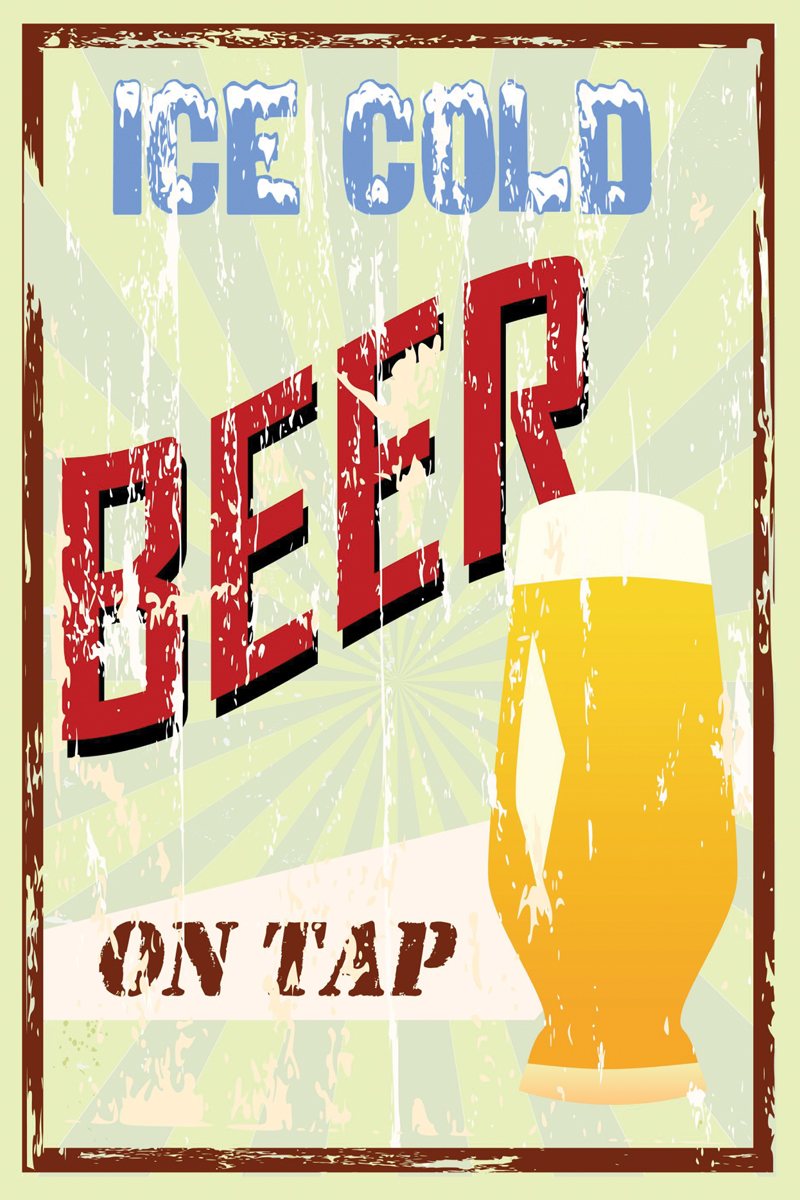 TEA TOWEL BEER