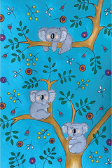 Tea Towel - Koala Capers