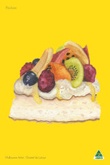 Tea Towel - Pavlova Yellow