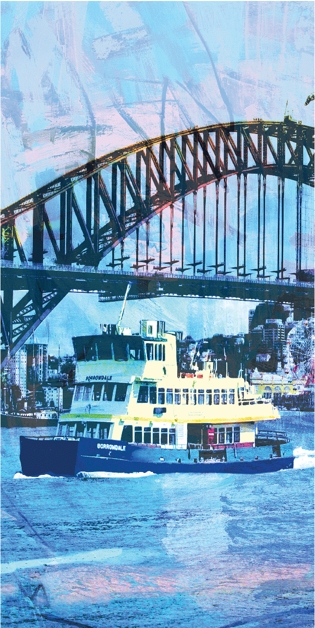 Sydney Harbour Beach Towel