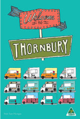 Tea Towel - Thornbury Food Trucks Teal