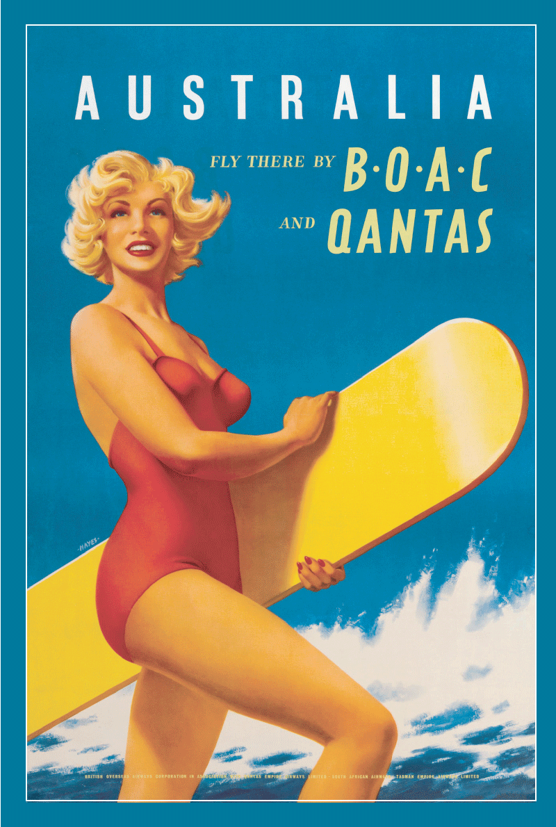 TEA TOWEL - SURF'S UP