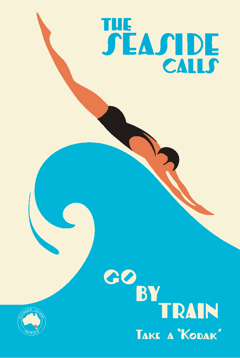 TEA TOWEL - SEASIDE