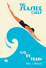 Tea Towel - Seaside