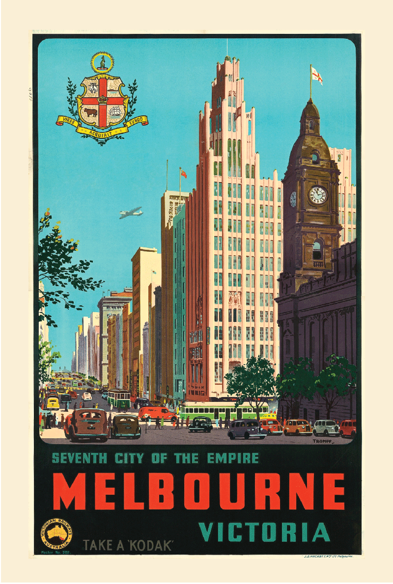 TEA TOWEL - MELBOURNE