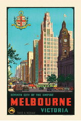 Tea Towel - Melbourne