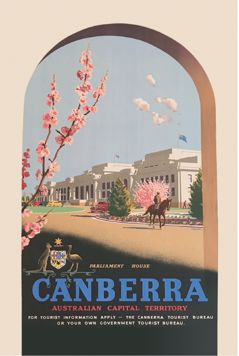 TEA TOWEL - CANBERRA